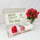 caja de rosas rojas linea premium de lujo en caja especial con entrega a domicilio en bogota 