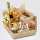 Desayuno sorpresa navideño con espumoso, jugo, pan, postre y chocolates – Flores Colombia